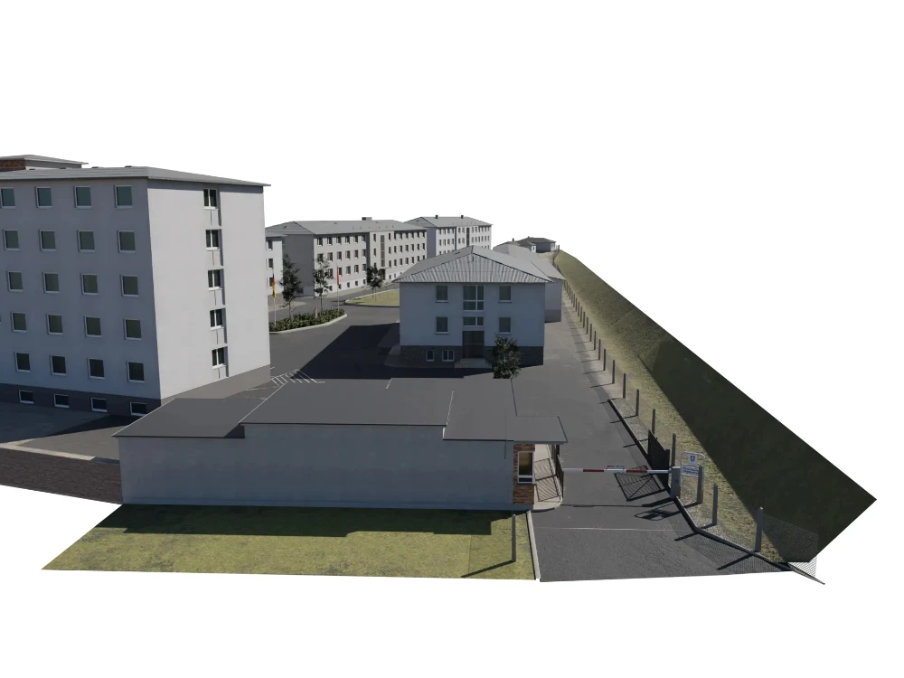 3D-Rekonstruktionen für den Lern- und Erinnerungsort Notaufnahmelager Gießen